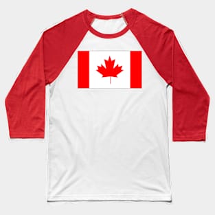 Canadian Flag Baseball T-Shirt